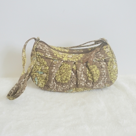 Vera Bradley Retired Spring 2010 Sittin' In A Tree' Quilted Crossbody Bag Purse - Picture 1 of 12